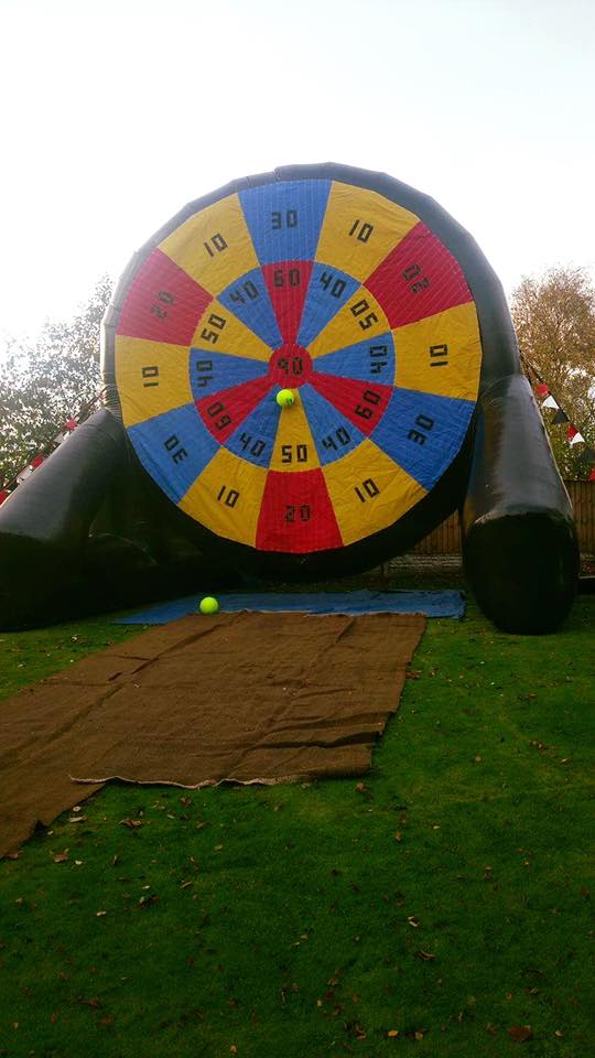 Large inflatable football target game on hire in Wigan Large inflatable football target game on hire in Wigan